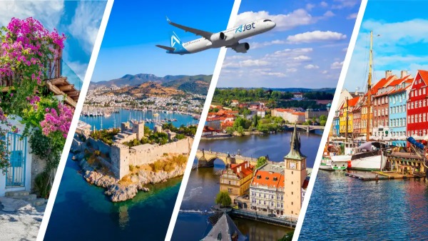 AJet, Milas/Bodrum’dan Avrupa’nın 13 noktasına haftada 17 direkt uçuş başlatıyor