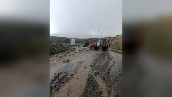 Kağızman'da sel sonrası Kaymakam Okan Daştan hasar tespit ve iyileştirme çalışmalarını denetledi