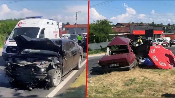 Düzce'de kontrolsüz kavşakta kaza: Metin Sarıbaş hayatını kaybetti, Ercan Öztürk ve oğlu yaralı