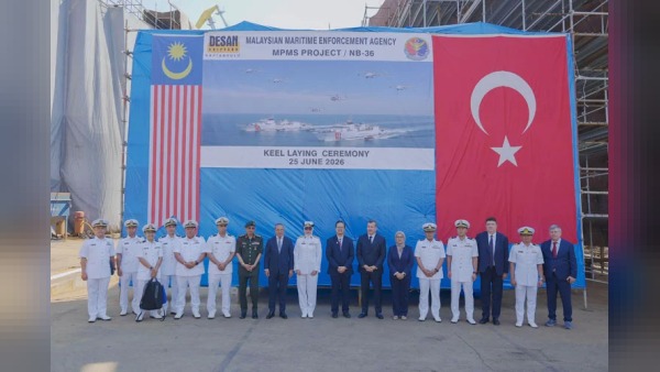 DESAN, Malezya Sahil Güvenliği için 99 Metrelik İkinci Çok Maksatlı Gemiyi Kızağa Koydu